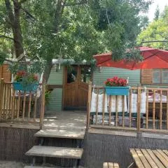 Roulotte en bois Sud France
