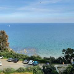 Appartement pleine vue mer au bord de la plage