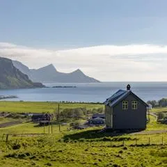 Feriehus med flott havutsikt ved Hauklandstranden
