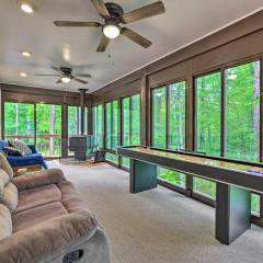 Pocono Lake Chalet with Deck, Fire Pit and Sunroom!
