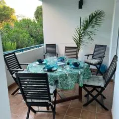 Apartamento con terraza, garaje y piscina a 350m playa