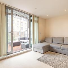 2 BR flat next to Train Station & Gated Parking