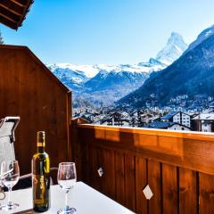 Wohnung in Zermatt mit postkarten Matterhornblick