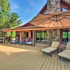 Waterfront Hayesville Home with Kayaks and River Views