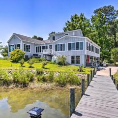 Idyllic Waterfront Home with Game Room, Shared Dock