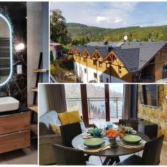 Karpatia Resort Apartament Karbonado z Balkonem i Widokiem na Góry