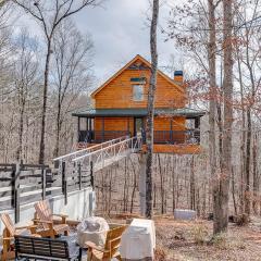 Sky's the Limit Treehouse Near Helen, Georgia