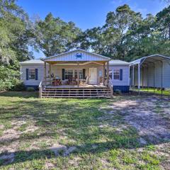 Cozy Steinhatchee House with Fire Pit and Grill!