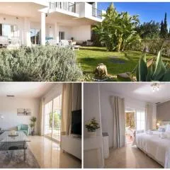Sea view apartment with private garden and jacuzzi in Balcones del Lago, Istan