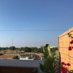 Country Penthouse with Spacious Terrace and Sunset Tones