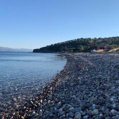 Beach house for 12, with magnificent view of Lesvos