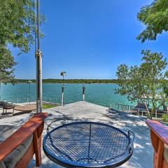 Lakefront Brownwood Home with Private Boat Dock