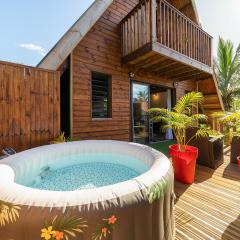 Charmant chalet avec jacuzzi, L'île Ô Vert