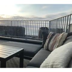 Penthouse met zeezicht en 2 terrassen