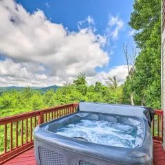 Getaway Chalet in Mars Hill with Hot Tub and Views!