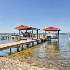 Lakeside Lodi Hideaway with Dock and Nearby Parks