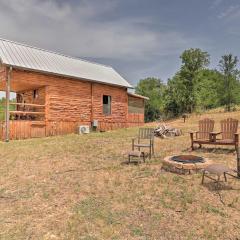 Chic Thorndale Cabin with Fire Pit and Paddleboat!