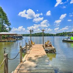Lakefront Eatonton Getaway with Dock and Grill!