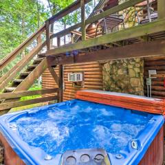 Secluded and Quiet Pocono Mountain Cabin with Hot Tub!