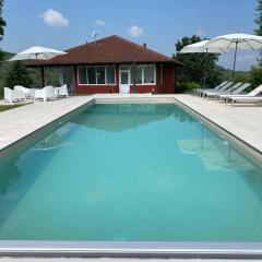 Pool Villa with view on the Langhe hills