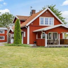 Lovely holiday home in the village of Flattinge, with a view of lake Flaren