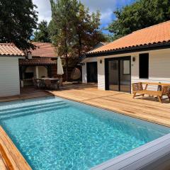 Cap Ferret - Villa Sérénité - piscine, proche Océan et Bassin, classée 4 étoiles Meublé de tourisme