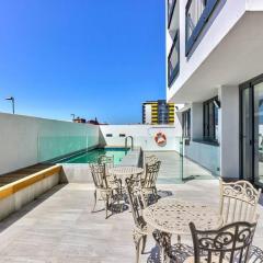 Arty Modern Design Studio with Balcony and Pool