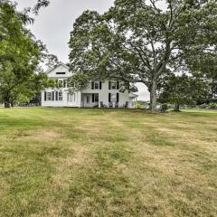 Charming Farmhouse with Pool and Fishing Pond!