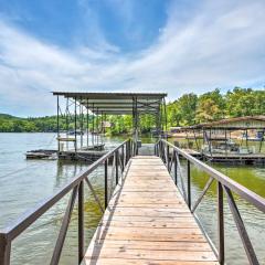 Lakefront Family Retreat with Boat Slip and Dock!