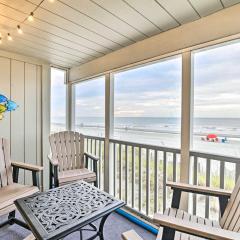 Oceanfront Condo with Furnished Deck and Views!