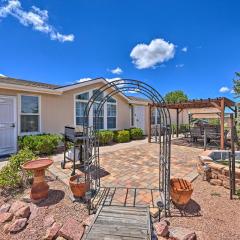Charming Payson Home with Arizona Room and Grill!