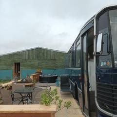 Converted French bus with stunning views