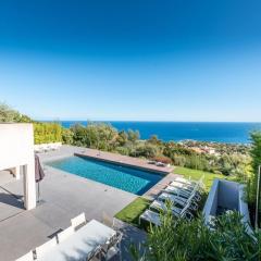 Vue panoramique sur la baie de St Tropez