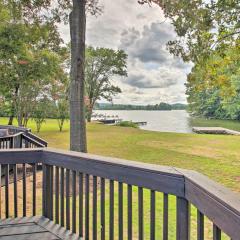 Serene Lakefront Home with Grills and Boat Dock!