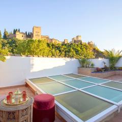 Morayma House Terrace with views to Alhambra