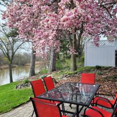 dock, game room, bar and private river view patio