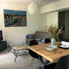 Appartement d'une chambre avec vue sur la mer terrasse amenagee et wifi a Bastia a 2 km de la plage