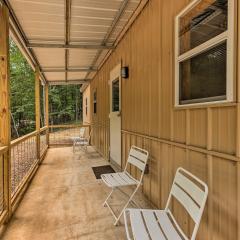 Tallassee Cabin with Forest Views Near Creek!