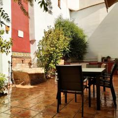 One bedroom apartement with city view enclosed garden and wifi at Granada
