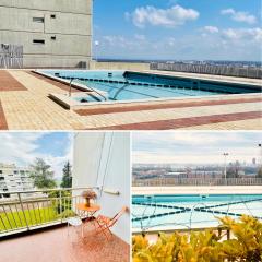 Studio Piscine et Tennis vue sur Lyon