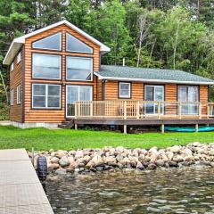 Lakefront Motley Home with Deck and Private Dock!