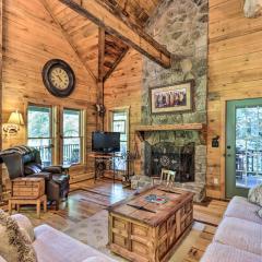 Cozy Brasstown Cabin Deck, Grill and Kayaks!