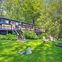 Lakefront Hideaway with Dock, Kayaks, Fire Pit!