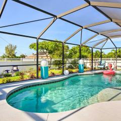 Chic Cape Coral Oasis with Pool 5 Mi to Beach!