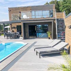 Awesome Home In Brevik With Outdoor Swimming Pool