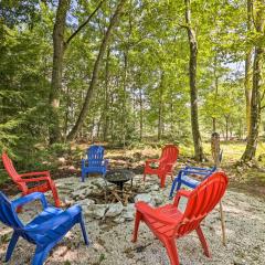 Walk to Lake Game Room Getaway in Pocono Summit!