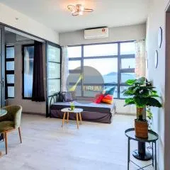 Ocean-sunset view 2 bedroom suite @ Jesselton Quay