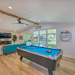 Modern Lakefront Mabank Home with Pool Table!