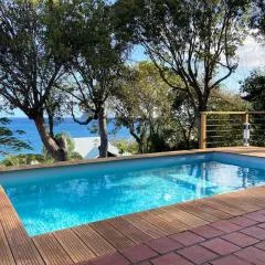 Le Caillou *** Belle villa, 4 chambres, piscine, vue mer ***