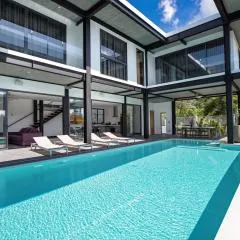 Loft-Style Hyper Modern 4Br Villa Sunset garden 6 with 12x5m Salt Pool